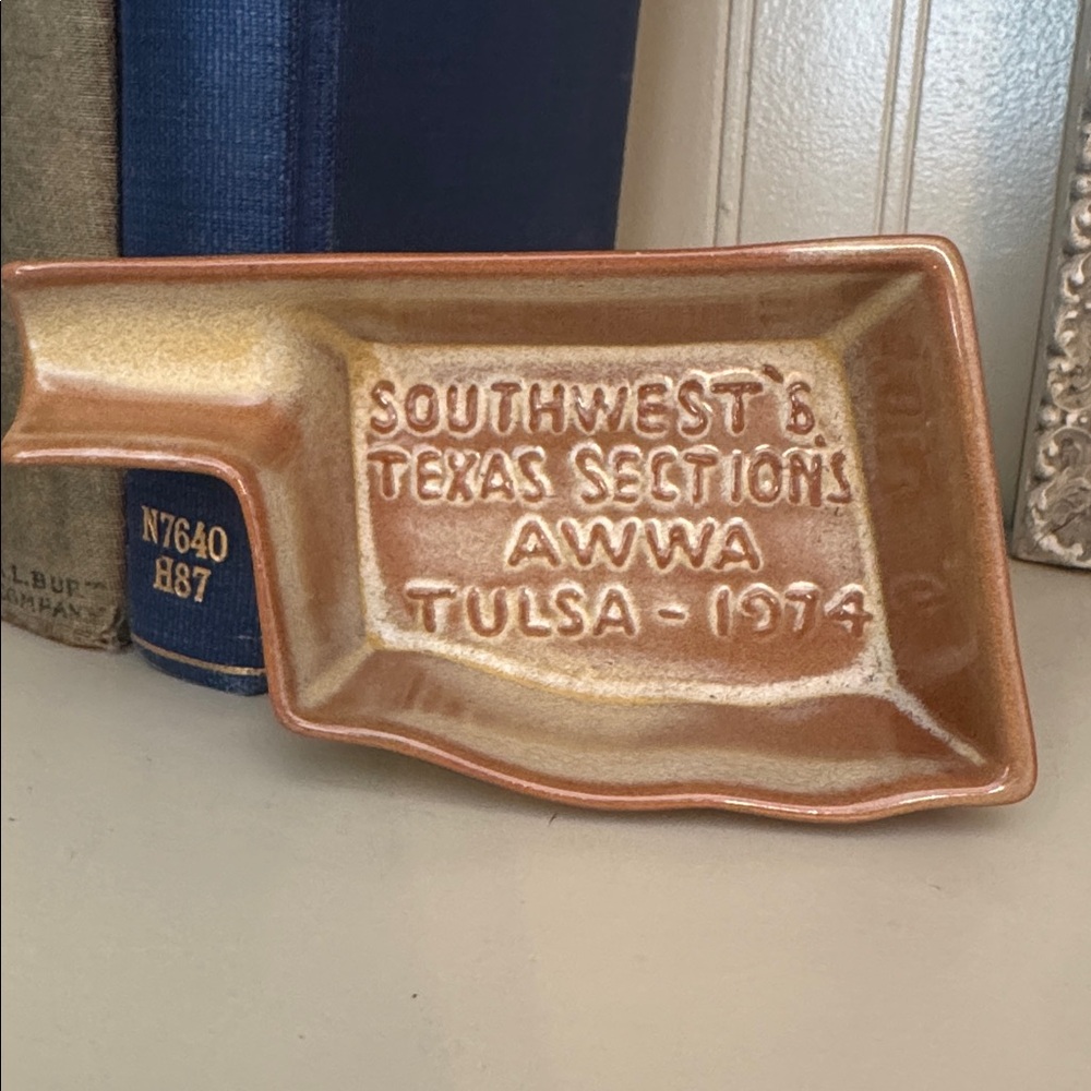 Frankoma trinket tray ashtray